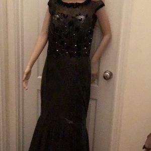 Sequined Evening Gown